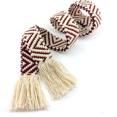 qualité  40mm*210cm  Cotton Webbing Waist Strap For Garment Accessories usine