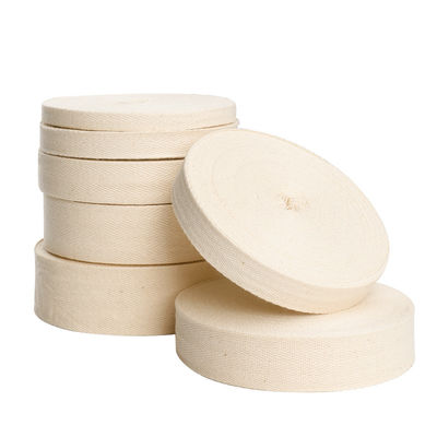 Le ruban de coton naturel de 10 mm à 50 mm est imprimé sur mesure
