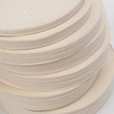 Le ruban de coton naturel de 10 mm à 50 mm est imprimé sur mesure