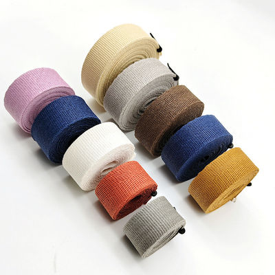 GRS Herribone papier tissé ruban rouleau motif simple couleur variée solide