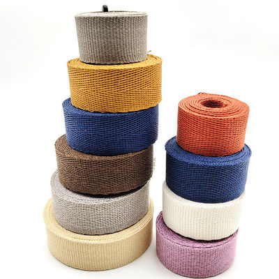 GRS Herribone papier tissé ruban rouleau motif simple couleur variée solide