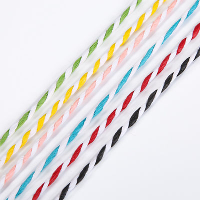 Corde de papier artisanale biodégradable de résistance moyenne Corde de papier tortueuse de Noël 100m