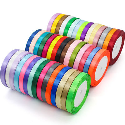 Un seul visage assortiment polyester nylon ruban satiné 100 mètres 3 mm-10 mm