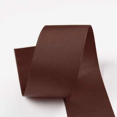 Ruban polyester gros grain de couleur assortie 3mm-100mm solide pour l'emballage de cadeaux et l'artisanat de bricolage