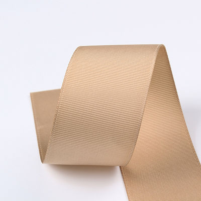 Ruban polyester gros grain de couleur assortie 3mm-100mm solide pour l'emballage de cadeaux et l'artisanat de bricolage