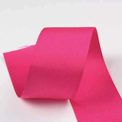 Ruban polyester gros grain de couleur assortie 3mm-100mm solide pour l'emballage de cadeaux et l'artisanat de bricolage