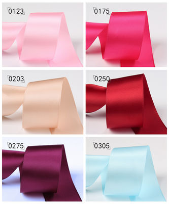 Ruban de satin polyester à double face de 25 mm pour accessoires de vêtements
