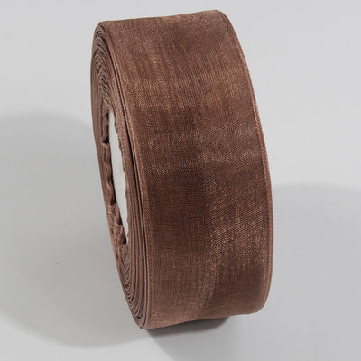2Ruban d'organes en polyester de 0,5 cm pour les arcs de bricolage ou la décoration de mariage ou l'emballage de gâteaux