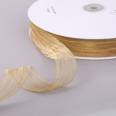 Enveloppe cadeau 25 mm Ruban d'organes Corée 2,5 cm Ruban filaire transparent