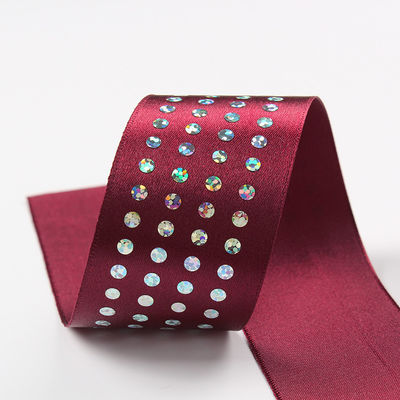 Un bandeau de satin en polyester de 5 mm à 50 mm