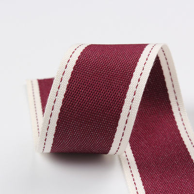 Ruban de polyester 6 mm-40 mm en rouleaux de ruban de polyester vert rouge