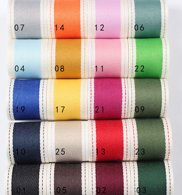 Ruban de polyester 6 mm-40 mm en rouleaux de ruban de polyester vert rouge