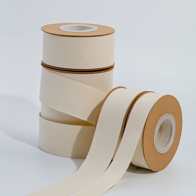 Ruban de coton blanc naturel de 10 mm à 32 mm 100% coton tissé