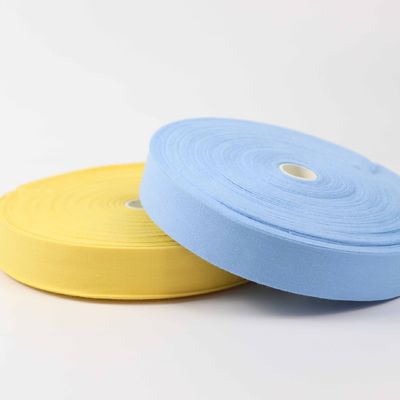 25 mm de ruban adhésif jaune massif 100% coton par la cour