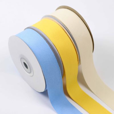 25 mm de ruban adhésif jaune massif 100% coton par la cour