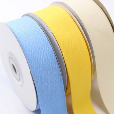 25 mm de ruban adhésif jaune massif 100% coton par la cour