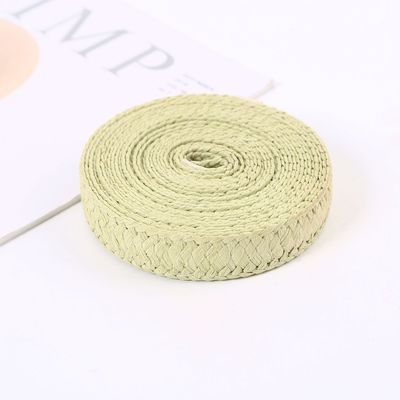 Certificat FSC Ruban de papier tissé Raffia Eco Friendly Emballage en papier cadeau Ruban de papier