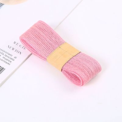 Ruban à mousse de jute rouge orang et vert