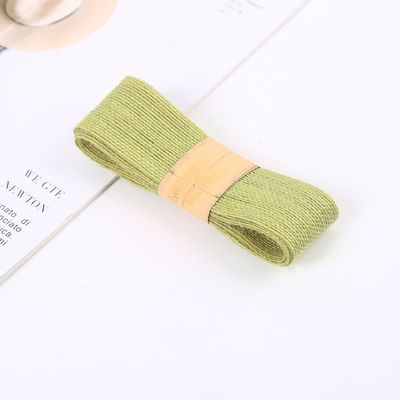 Ruban à mousse de jute rouge orang et vert