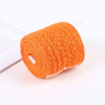 Ruban de jute tissé tressé Ruban de jute bleu coloré pour l'arbre de Noël