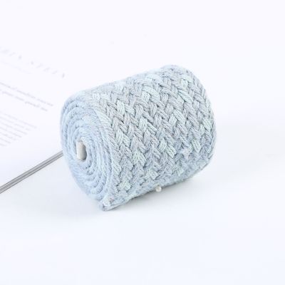 Ruban de jute tissé tressé Ruban de jute bleu coloré pour l'arbre de Noël
