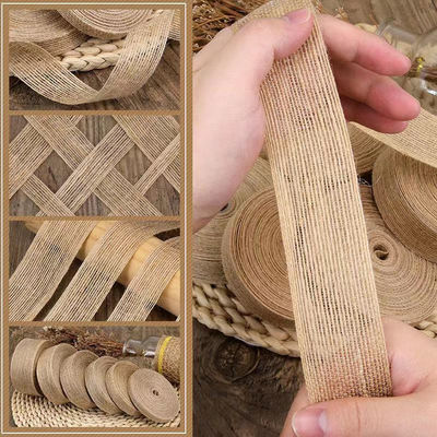 Personnaliser le ruban de tissu en écharpe pour l'emballage de cadeaux