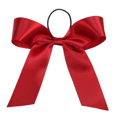 Boucles élastiques en satin brun Enveloppe cadeau pour bouteille de vin rouge