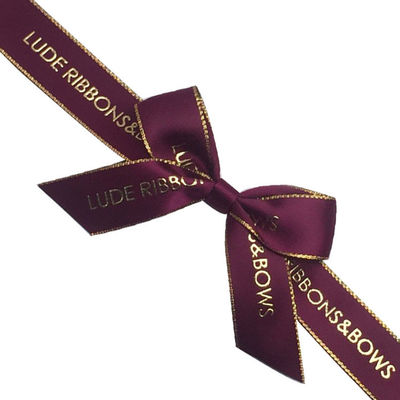 ISO9001 Arcs cadeaux élastiques Arcs à ruban personnalisés avec boucle élastique