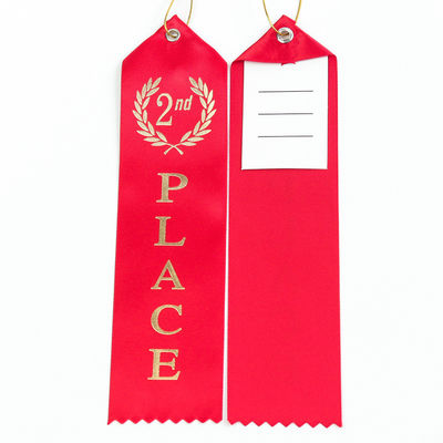Médaille bleu-vert Prix ruban Polyester Satin ruban de médaille sur mesure