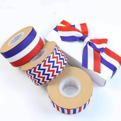 Encré polyester gros grain ruban imprimé par le logo personnalisé