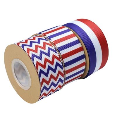 Encré polyester gros grain ruban imprimé par le logo personnalisé