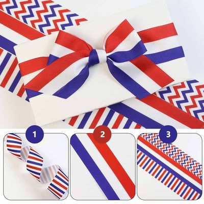 Encré polyester gros grain ruban imprimé par le logo personnalisé