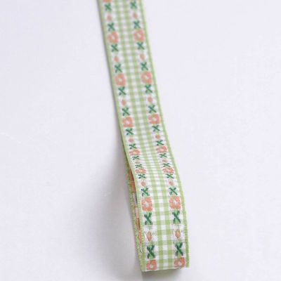 7 mm-38 mm ruban broderie bleue ISO9001 ruban broderie florale