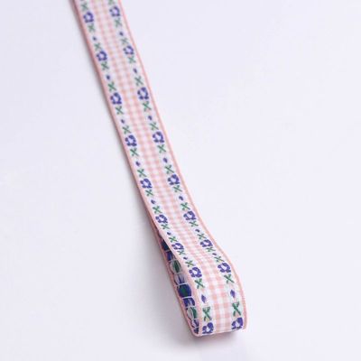7 mm-38 mm ruban broderie bleue ISO9001 ruban broderie florale