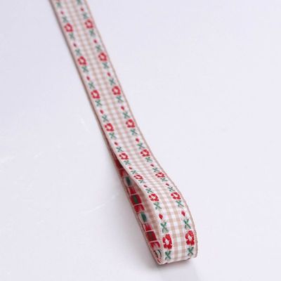 7 mm-38 mm ruban broderie bleue ISO9001 ruban broderie florale