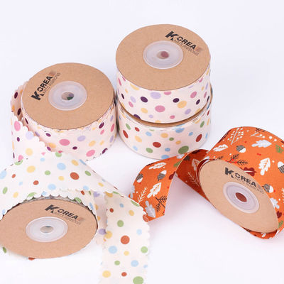 Ruban de polyester imprimé à points ronds de 25 mm à 38 mm