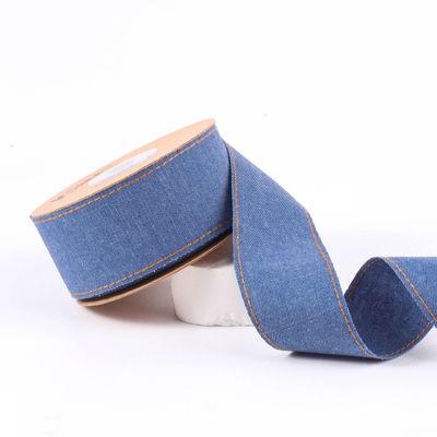 OEM ODM Blue Denim Jeans Ruban 12mm-38mm Ruban Pour les jeans