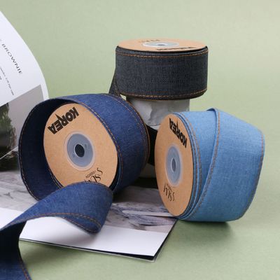 OEM ODM Blue Denim Jeans Ruban 12mm-38mm Ruban Pour les jeans
