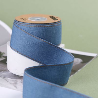 OEM ODM Blue Denim Jeans Ruban 12mm-38mm Ruban Pour les jeans