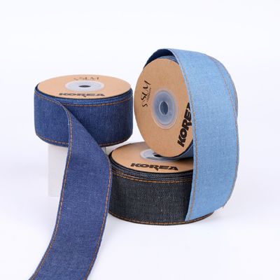 OEM ODM Blue Denim Jeans Ruban 12mm-38mm Ruban Pour les jeans