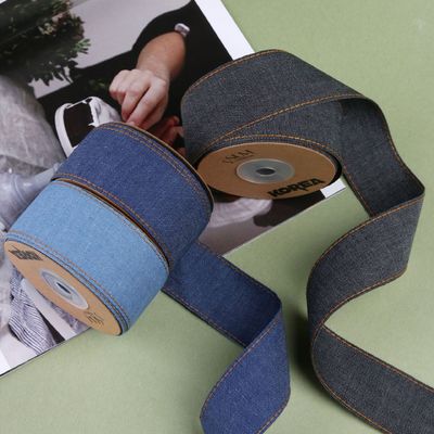 OEM ODM Blue Denim Jeans Ruban 12mm-38mm Ruban Pour les jeans