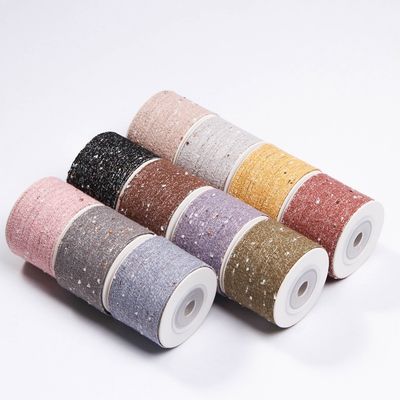 Ruban de lin en coton à double face 6 mm-40 mm Rouleaux de ruban sur mesure OEM