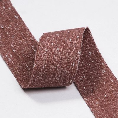 Ruban de lin en coton à double face 6 mm-40 mm Rouleaux de ruban sur mesure OEM