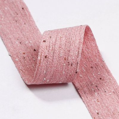 Ruban de lin en coton à double face 6 mm-40 mm Rouleaux de ruban sur mesure OEM
