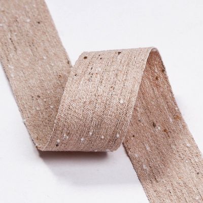 Ruban de lin en coton à double face 6 mm-40 mm Rouleaux de ruban sur mesure OEM