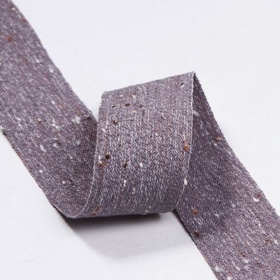 Ruban de lin en coton à double face 6 mm-40 mm Rouleaux de ruban sur mesure OEM