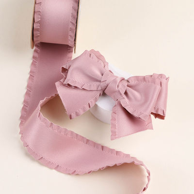 Ruban de satin en polyester 25 mm-38 mm à double face