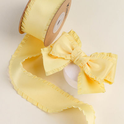 Ruban de satin en polyester 25 mm-38 mm à double face