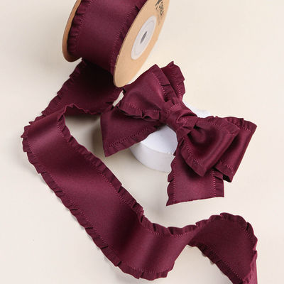 Ruban de satin en polyester 25 mm-38 mm à double face