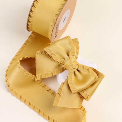Ruban de satin en polyester 25 mm-38 mm à double face
